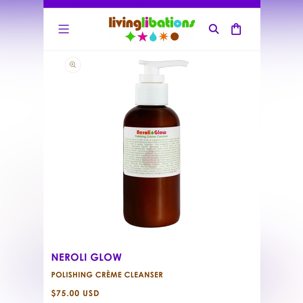 Living libations neroli crème polisher